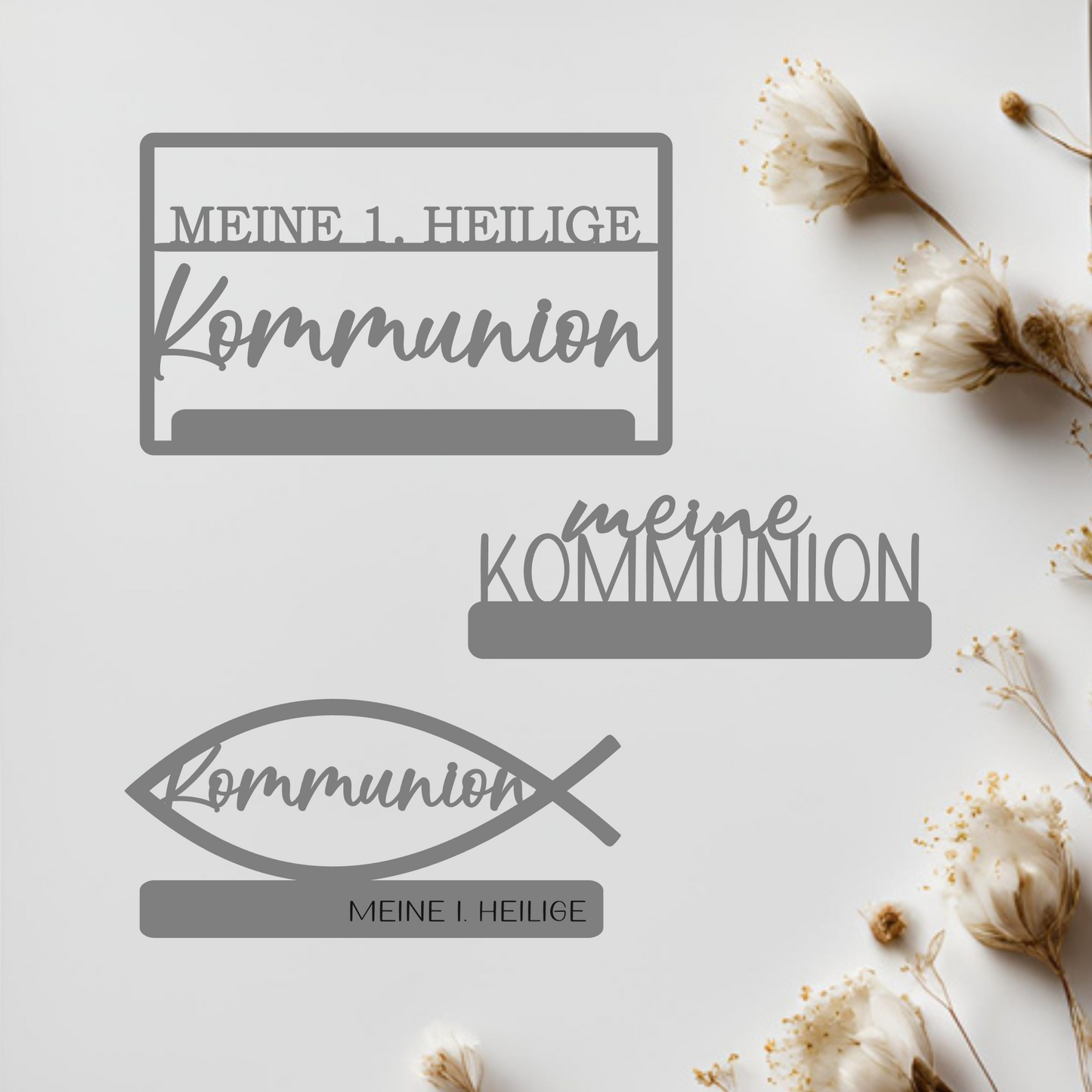 Klötzchenaufsteller Kommunion