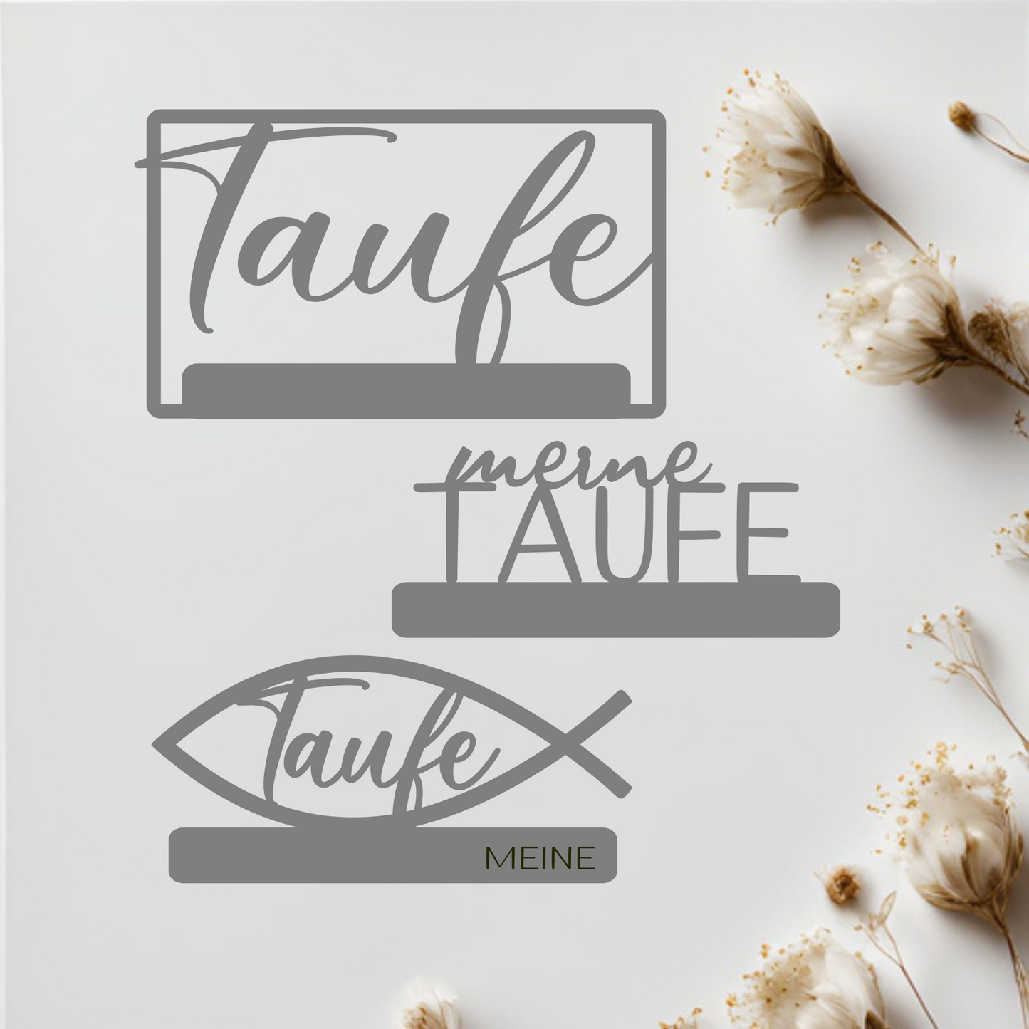 Klötzchenaufsteller Taufe