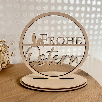 2 verschiedene Frohe Ostern Aufsteller