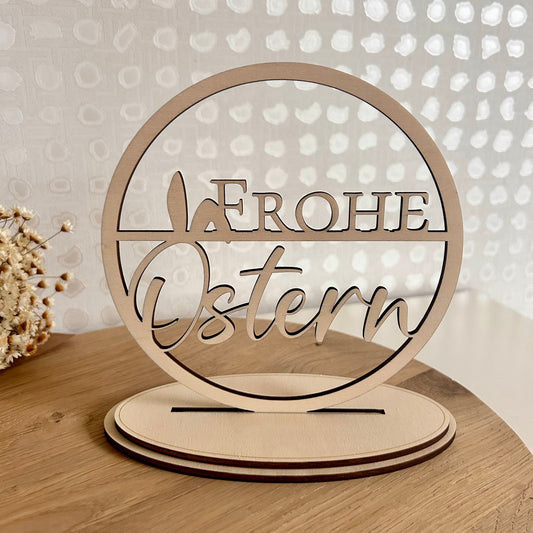 2 verschiedene Frohe Ostern Aufsteller