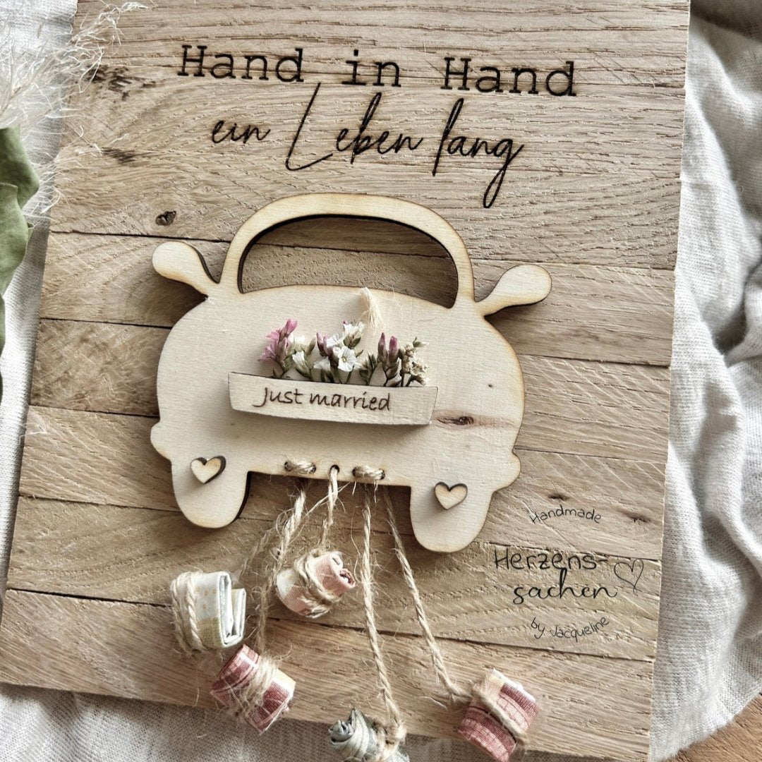 Hochzeitsauto für Klötzchen