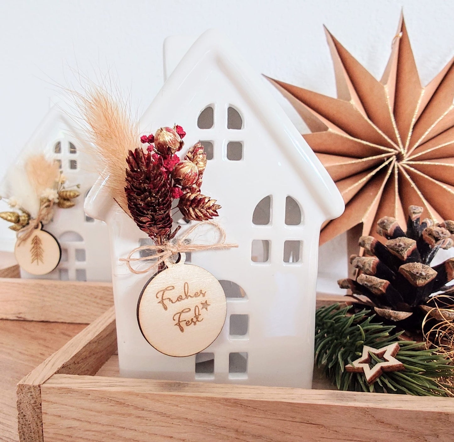 Freebie Weihnachtsanhänger 8 Stück