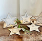 Teelichthalter Stern stehend 2 in 1