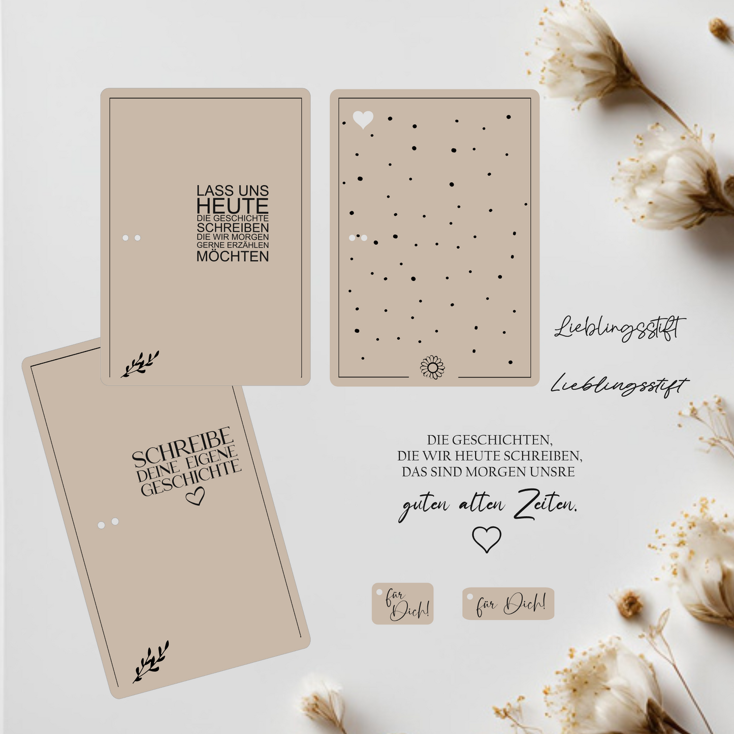 Brettchen für Notizblock Geschichte