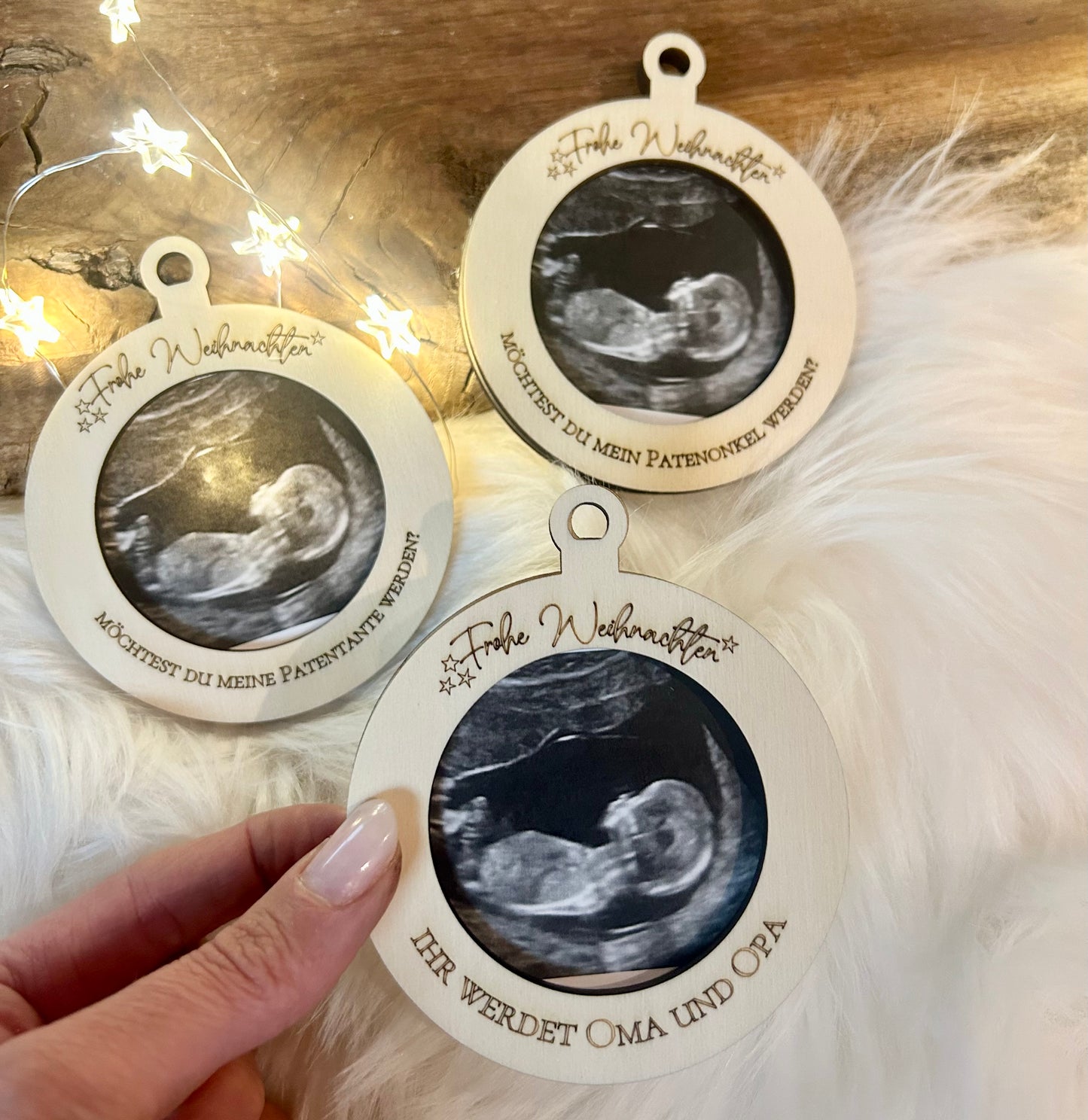 Weihnachtskugel Ultraschallbild