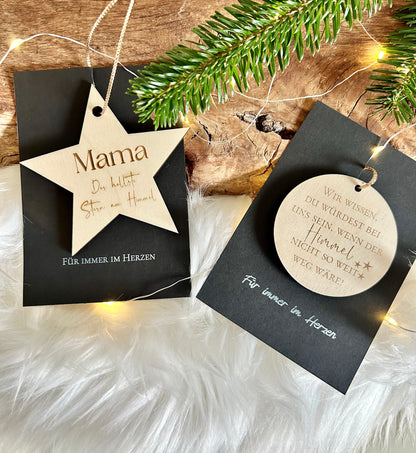 Weihnachtsbaumanhänger Erinnerung