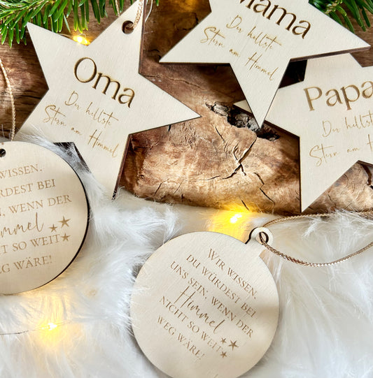 Weihnachtsbaumanhänger Erinnerung
