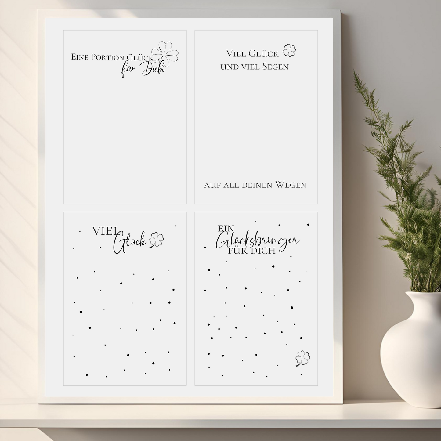 Glücksbringer Druckdatei