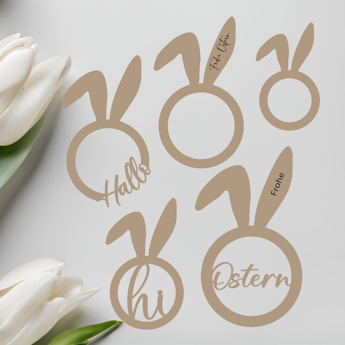 Hasenkopf Silhouette