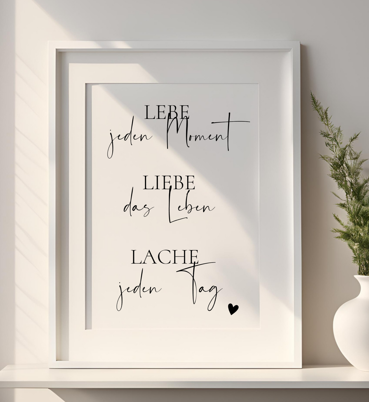 Druckdatei Liebe, Lebe, Wenn du liebst.....