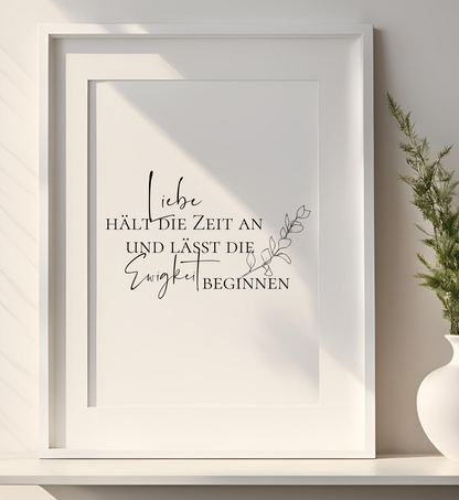 Druckdatei Liebe, Lebe, Wenn du liebst.....