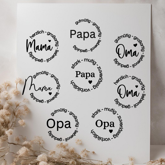 Mama, Papa, Oma, Opa