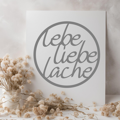 lebe liebe lache Ring